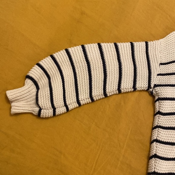 Alex Mill Button-Back Crewneck Sweater in Stripe - Picture 7 of 11